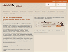 Tablet Screenshot of cherokee-trading.de